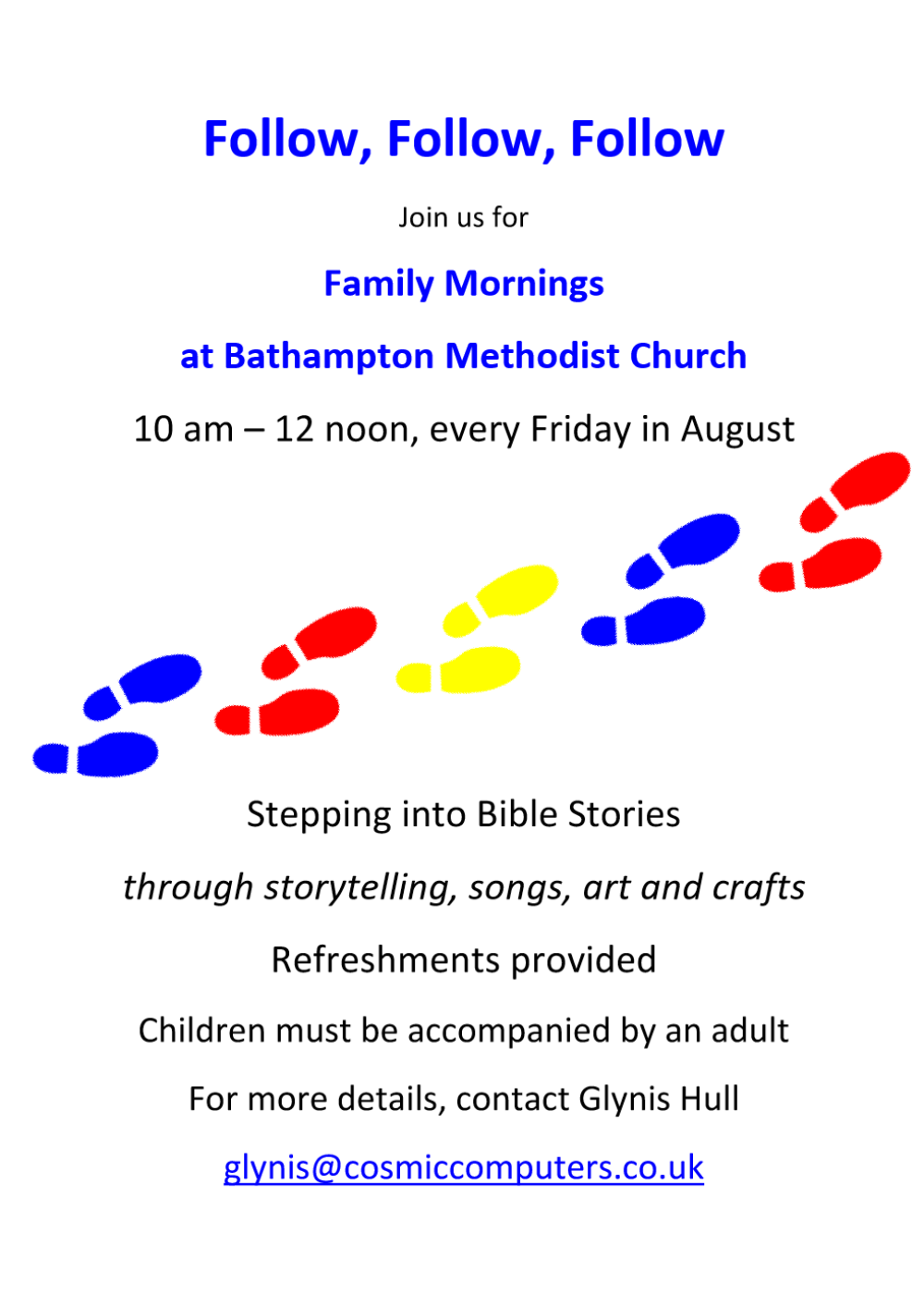 Family Mornings - Aug 2022 - Follow Follow